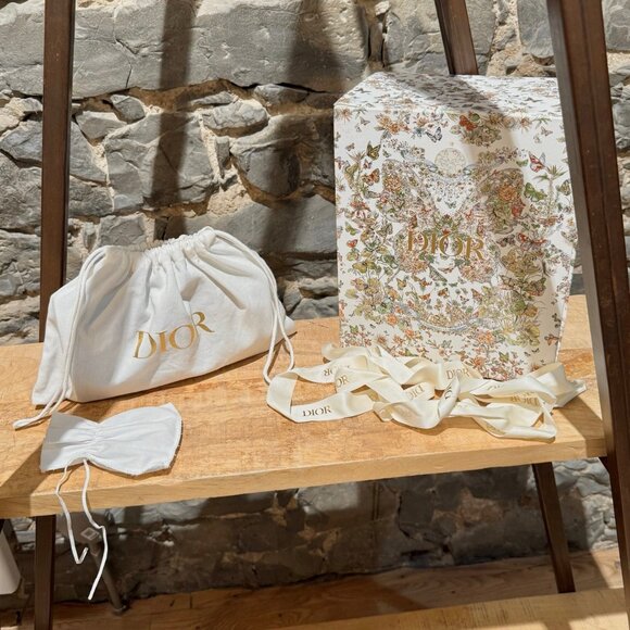 Dior My Dior Black Lambskin Cannage Mini Bag - Picture 16 of 16